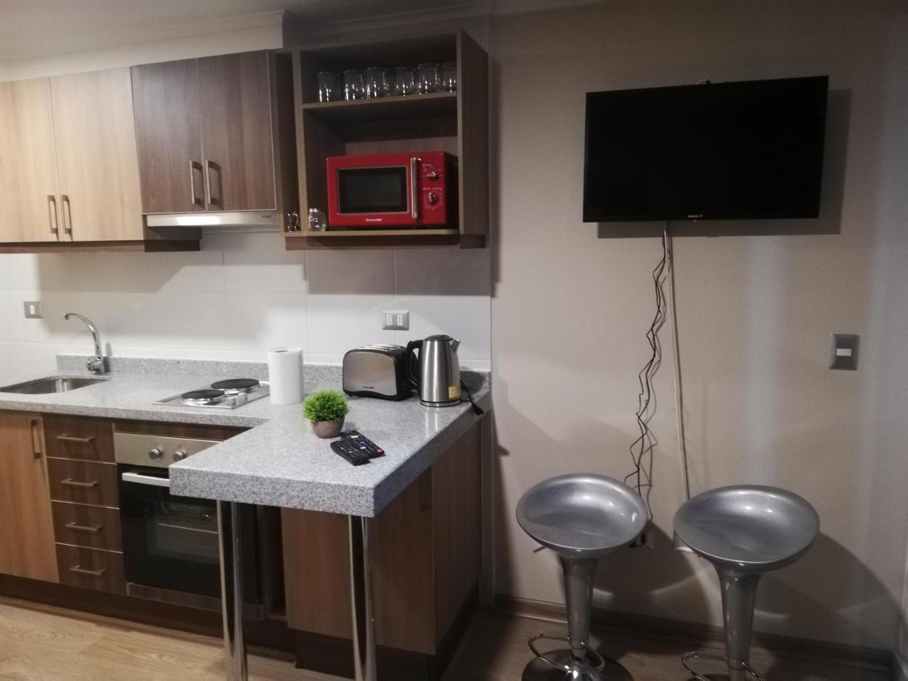Depto Estudio 1811 Edificio Centro Blanco Con Estacionamiento Temuco Eksteriør bilde