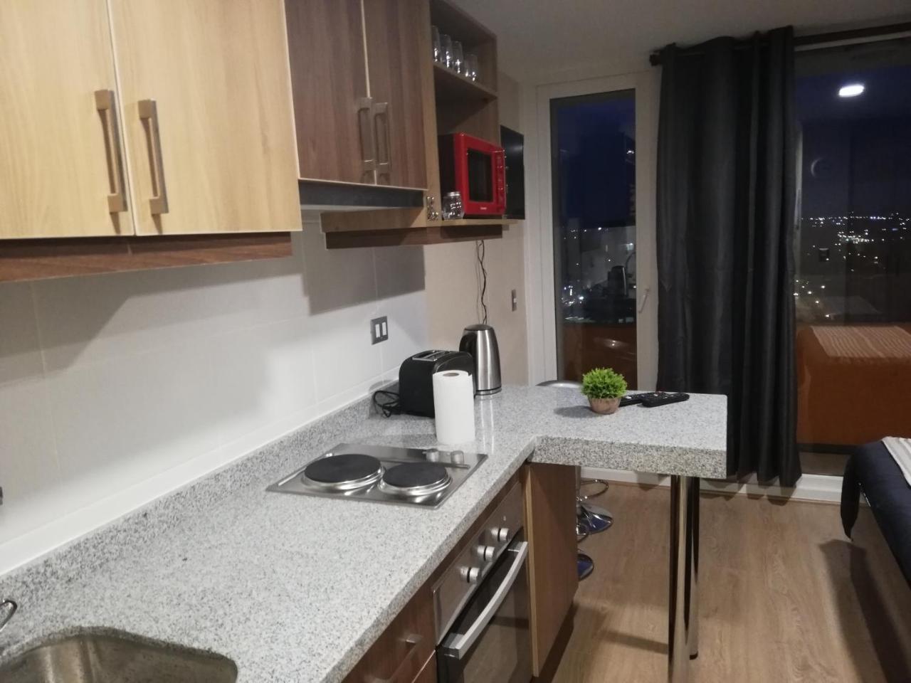Depto Estudio 1811 Edificio Centro Blanco Con Estacionamiento Temuco Eksteriør bilde
