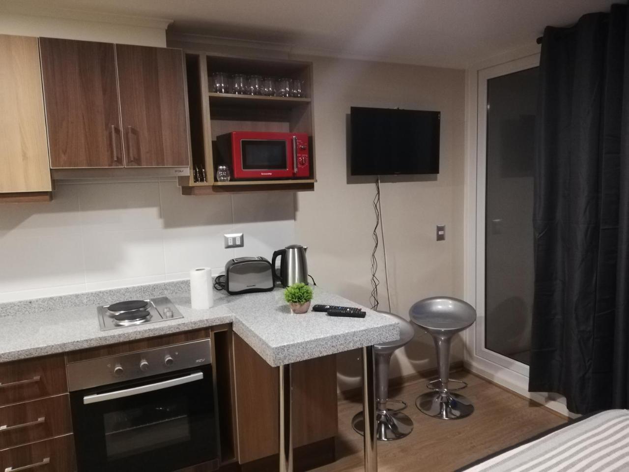 Depto Estudio 1811 Edificio Centro Blanco Con Estacionamiento Temuco Eksteriør bilde